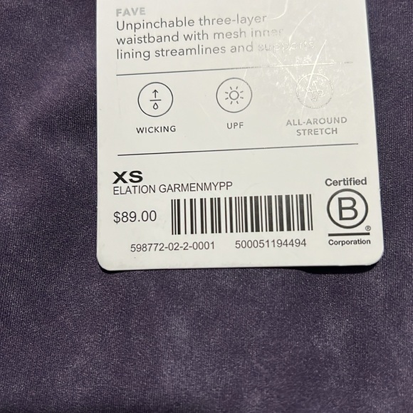 Athleta Elation Garment Dye 7/8 Tight NWT - Picture 10 of 10
